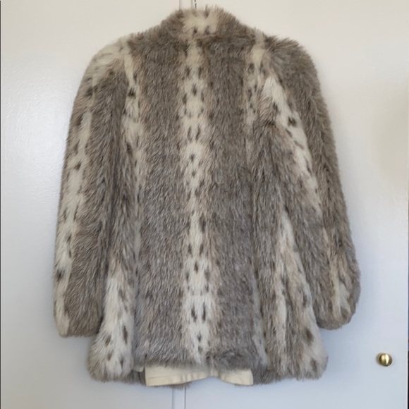 Vintage Faux Fur Oversized Jacket - Picture 2 of 8